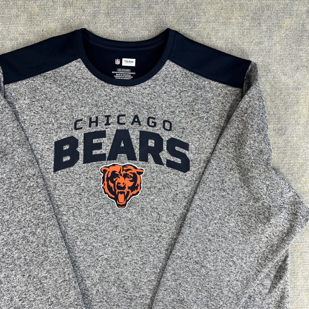 NWT- Chicago Bears NFL Team Apparel Gray Sweatshirt Size 3XL- NFC North Champs